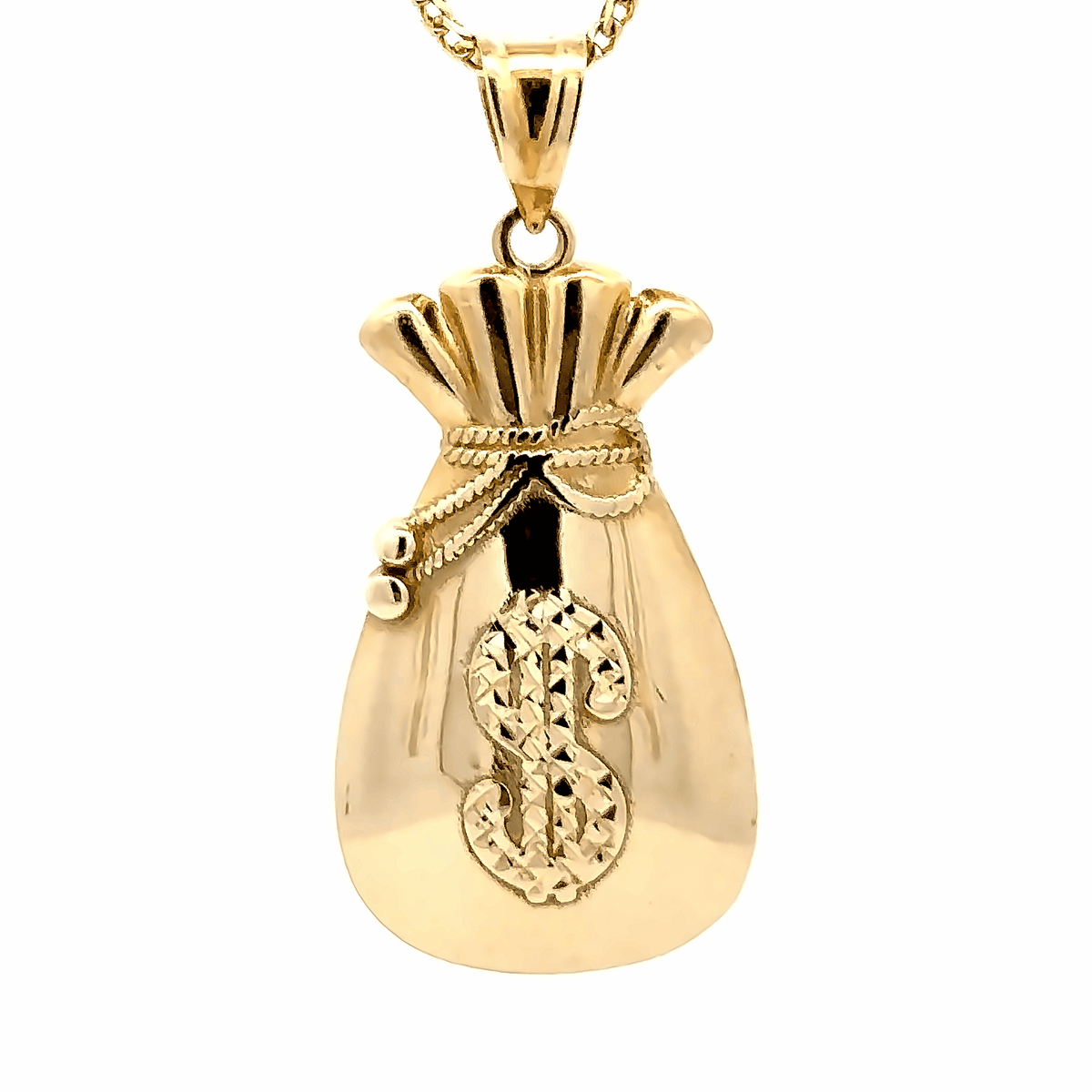 10K Gold Money Bag Charm – Ijaz Jewelers