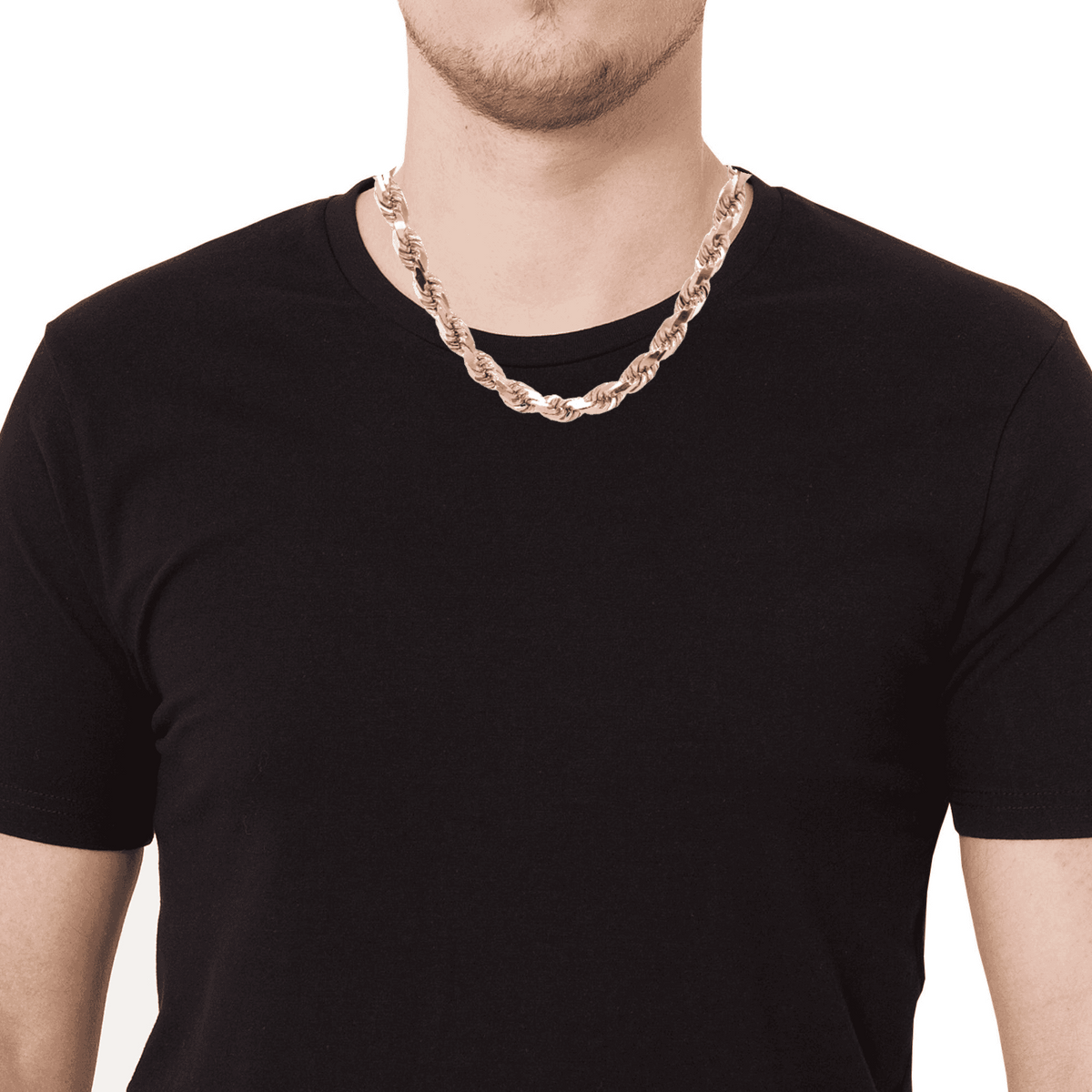 10k Solid Rope Chain 10K Solid Rope Chain 6mm 22