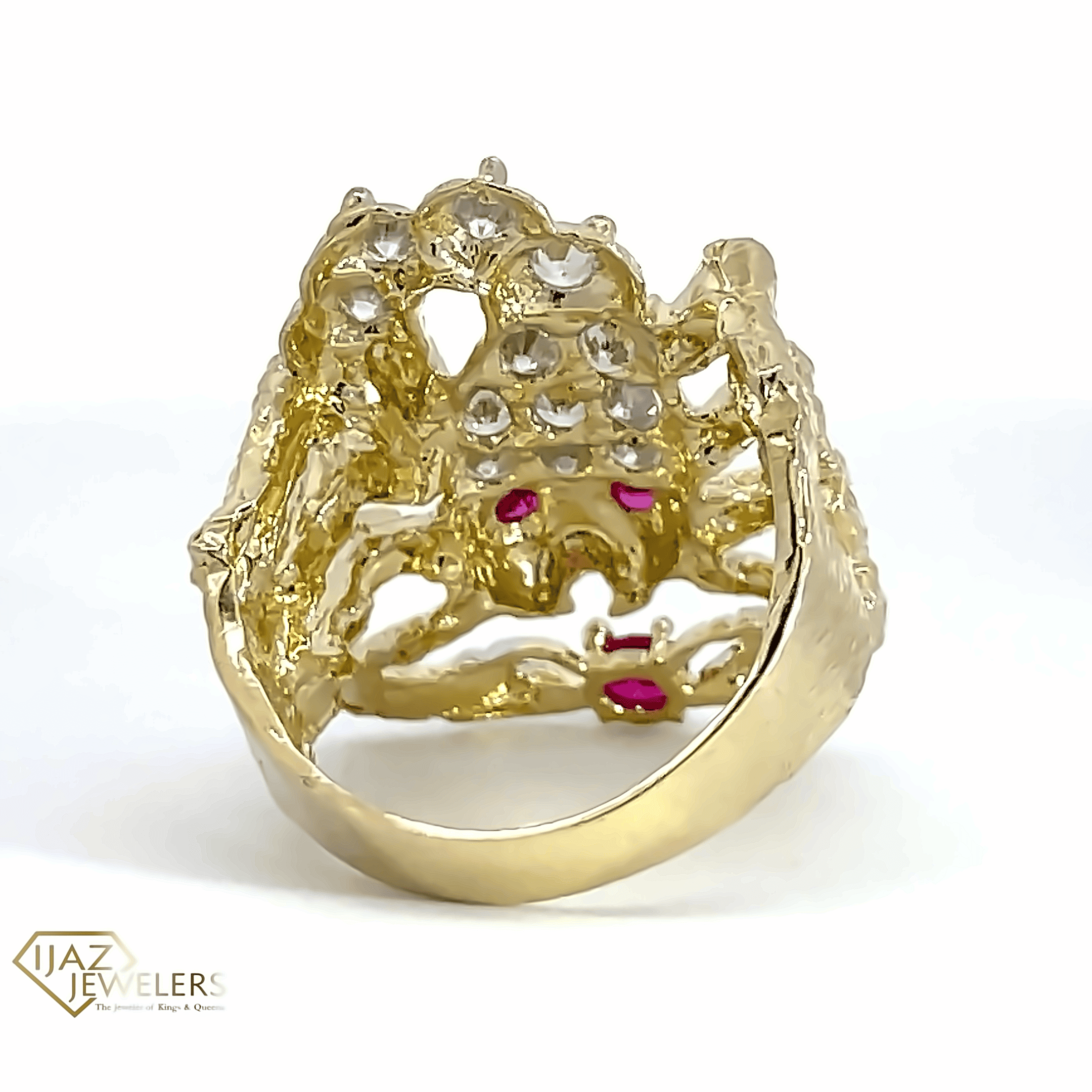 10K Gold Two Tone Scorpion Ring w/ CZ – Ijaz Jewelers