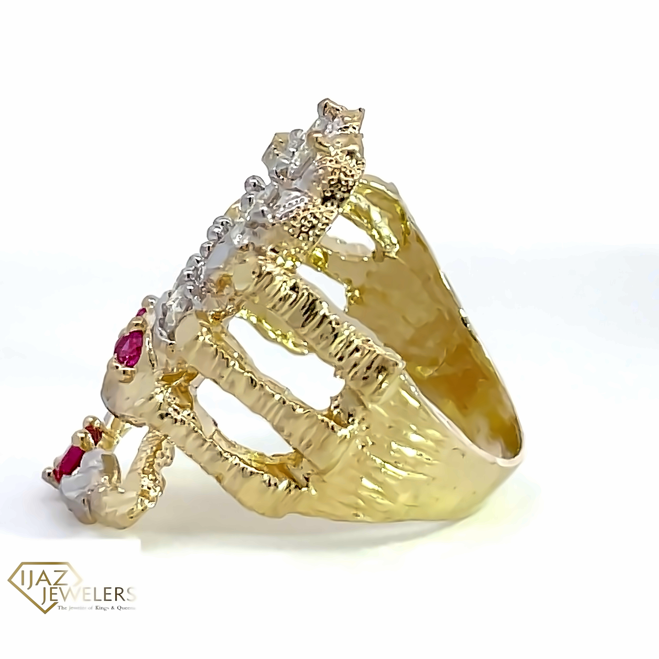 10k ローズゴールド　さそり 10k Gold Scorpio Ring – Ijaz Jewelers