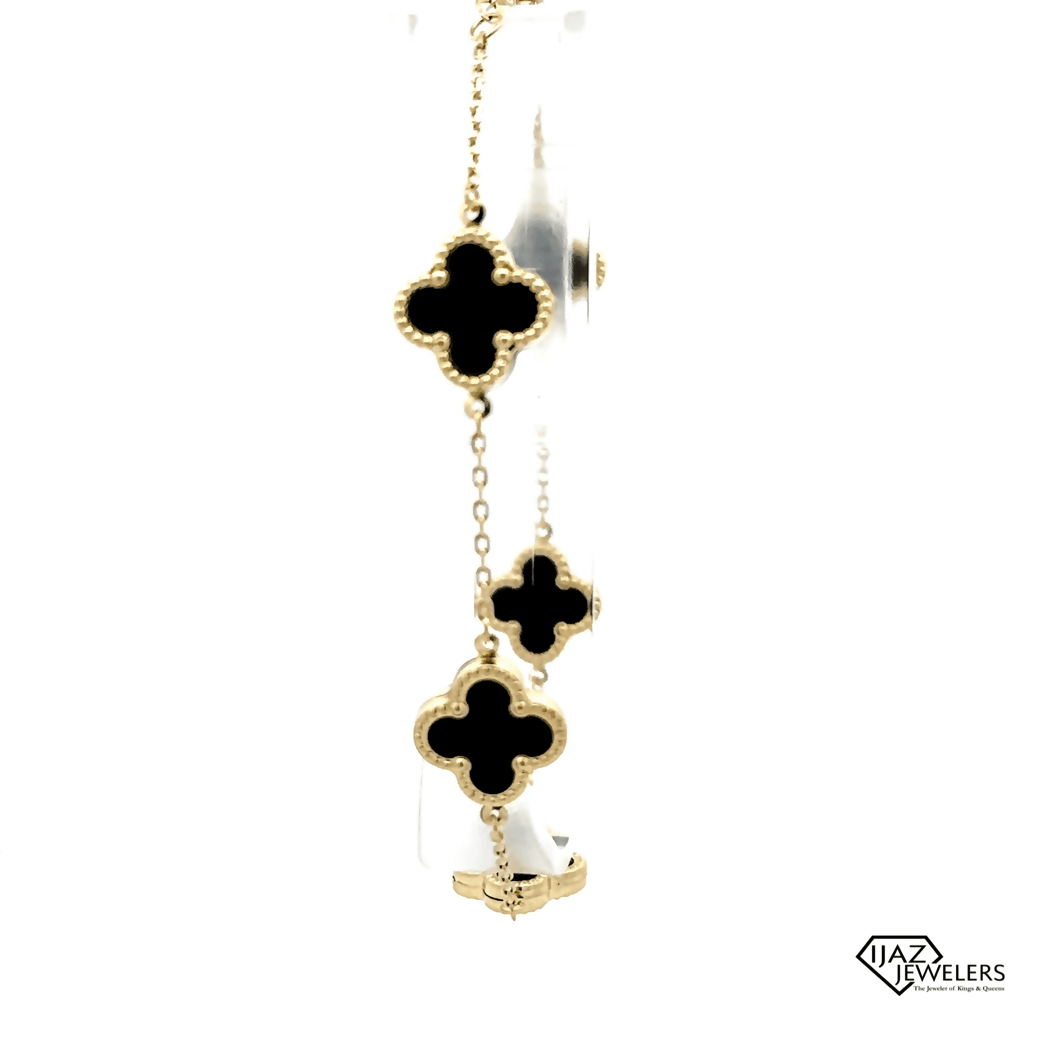 10K Gold Black Onyx VC Inspired Bracelet – Ijaz Jewelers