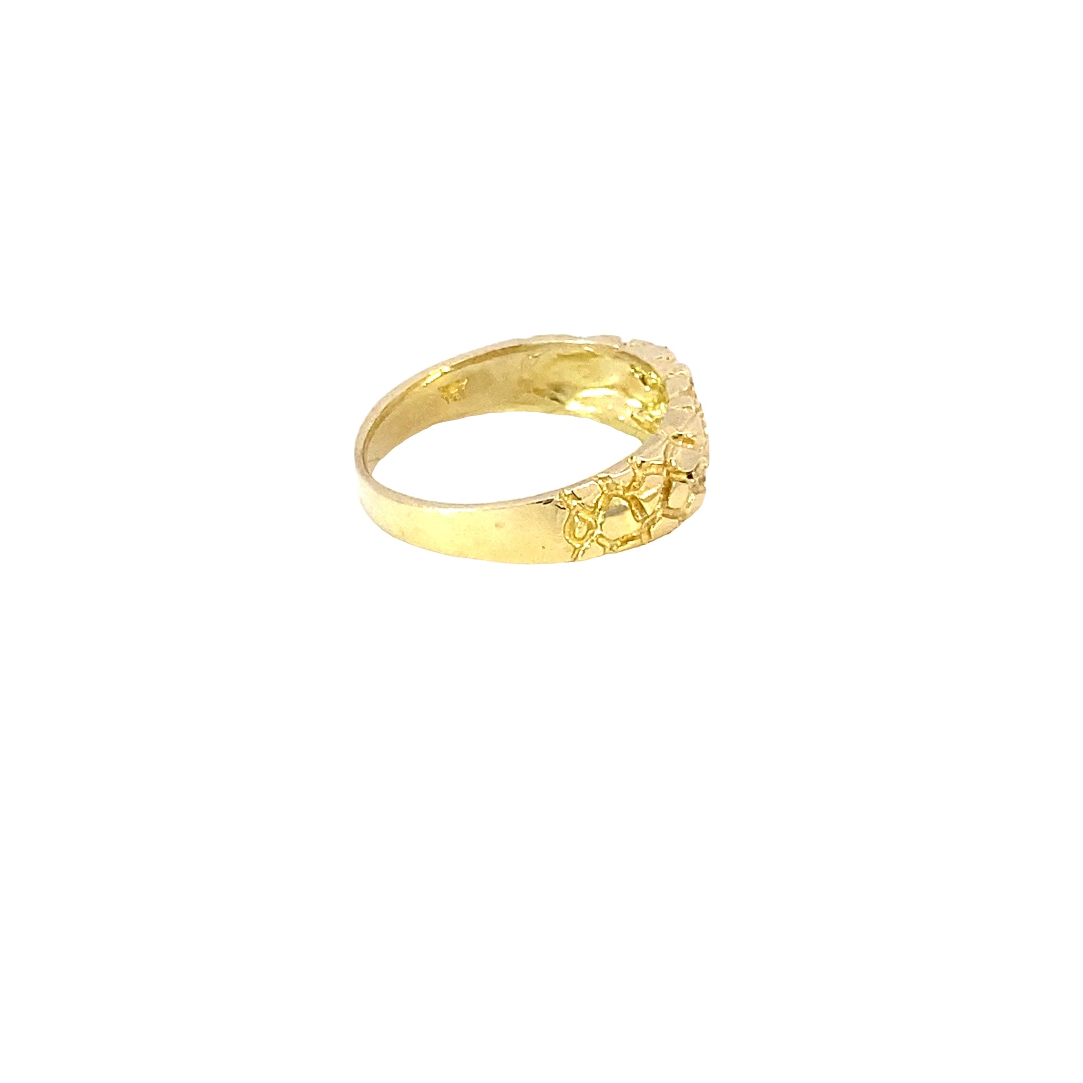 10K Gold Heart Nugget Ring 4 Grams – Ijaz Jewelers