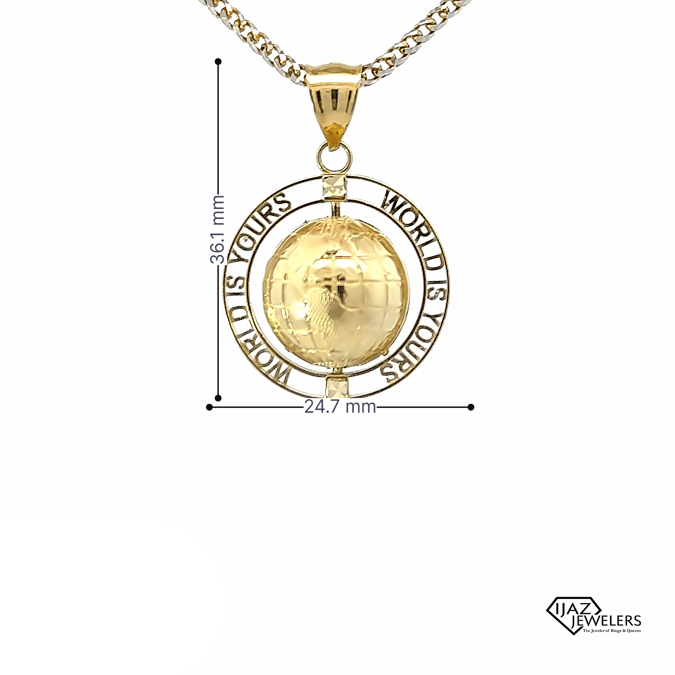 Ladies Gold Pendants – Ijaz Jewelers