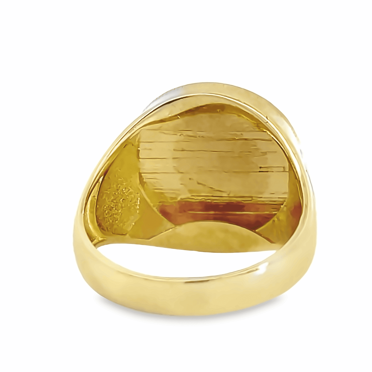 10k Gold Bitcoin Ring – Ijaz Jewelers