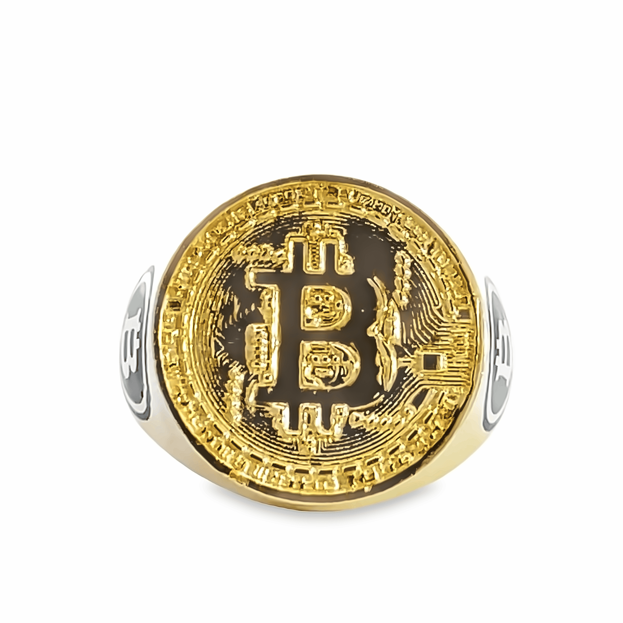 10k Gold Bitcoin Ring
