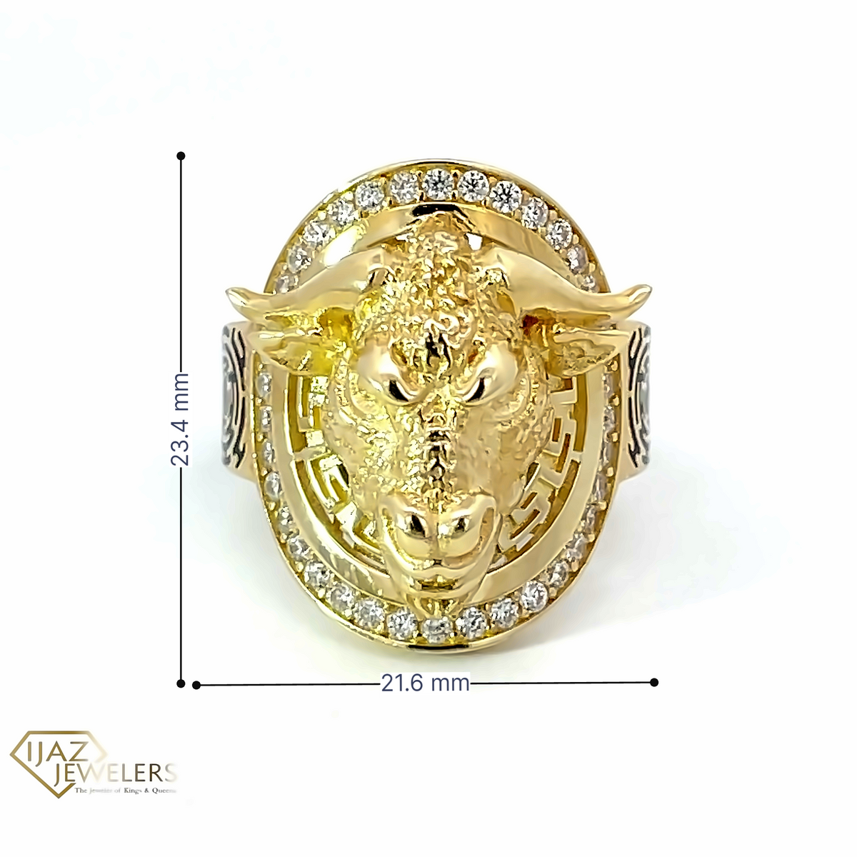 10K Gold Buffalo Ring – Ijaz Jewelers