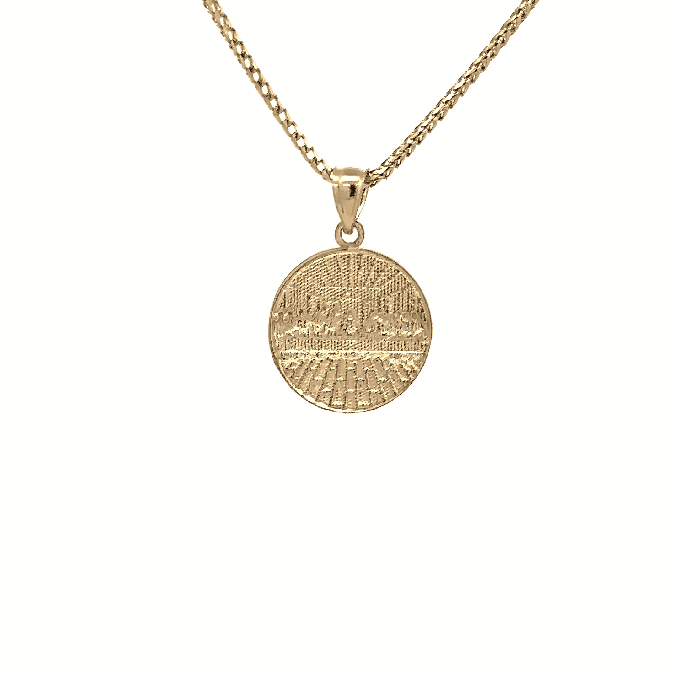 10K Gold Two Tone Round Last Supper Charm – Ijaz Jewelers