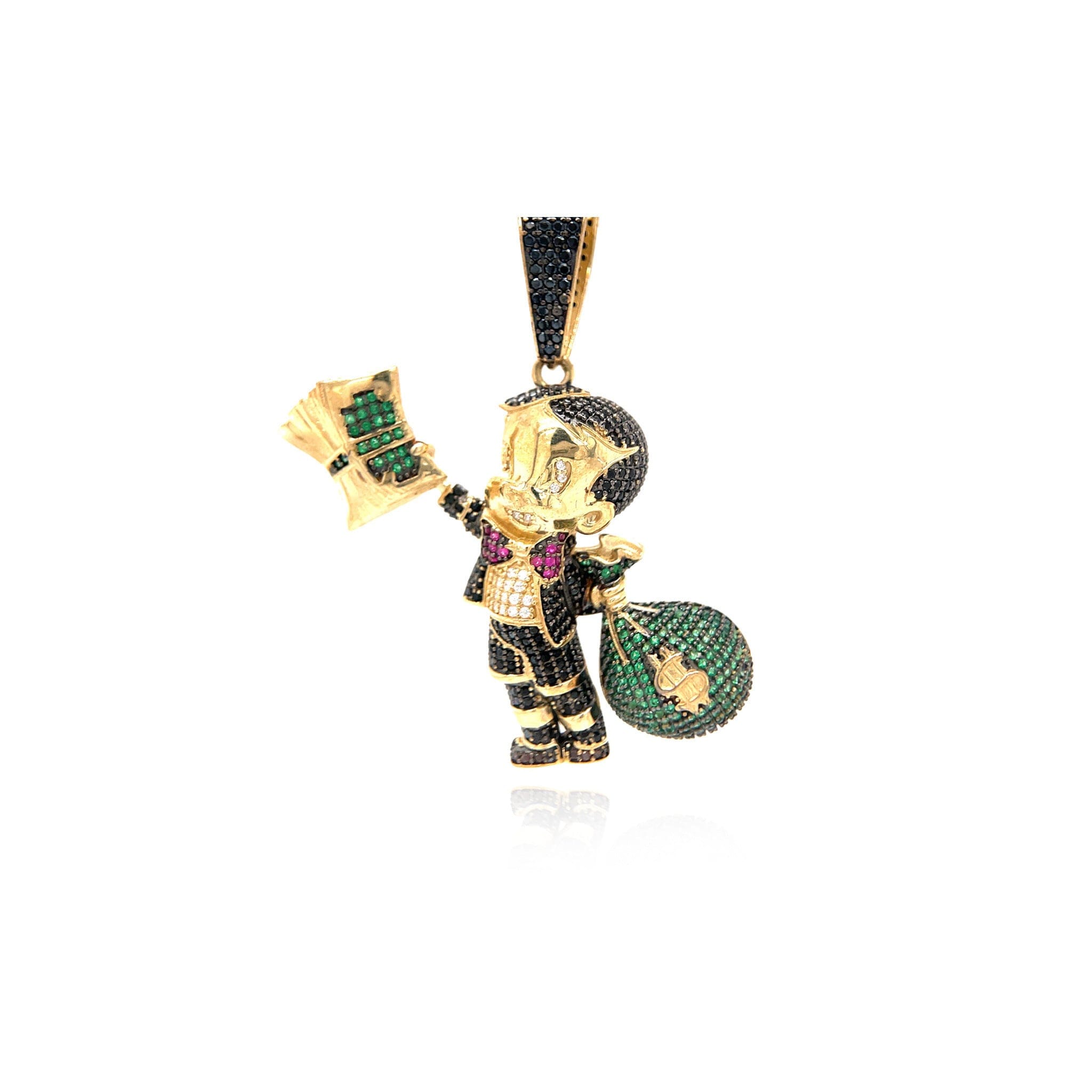 10K Yellow Gold Richie Rich Pendant