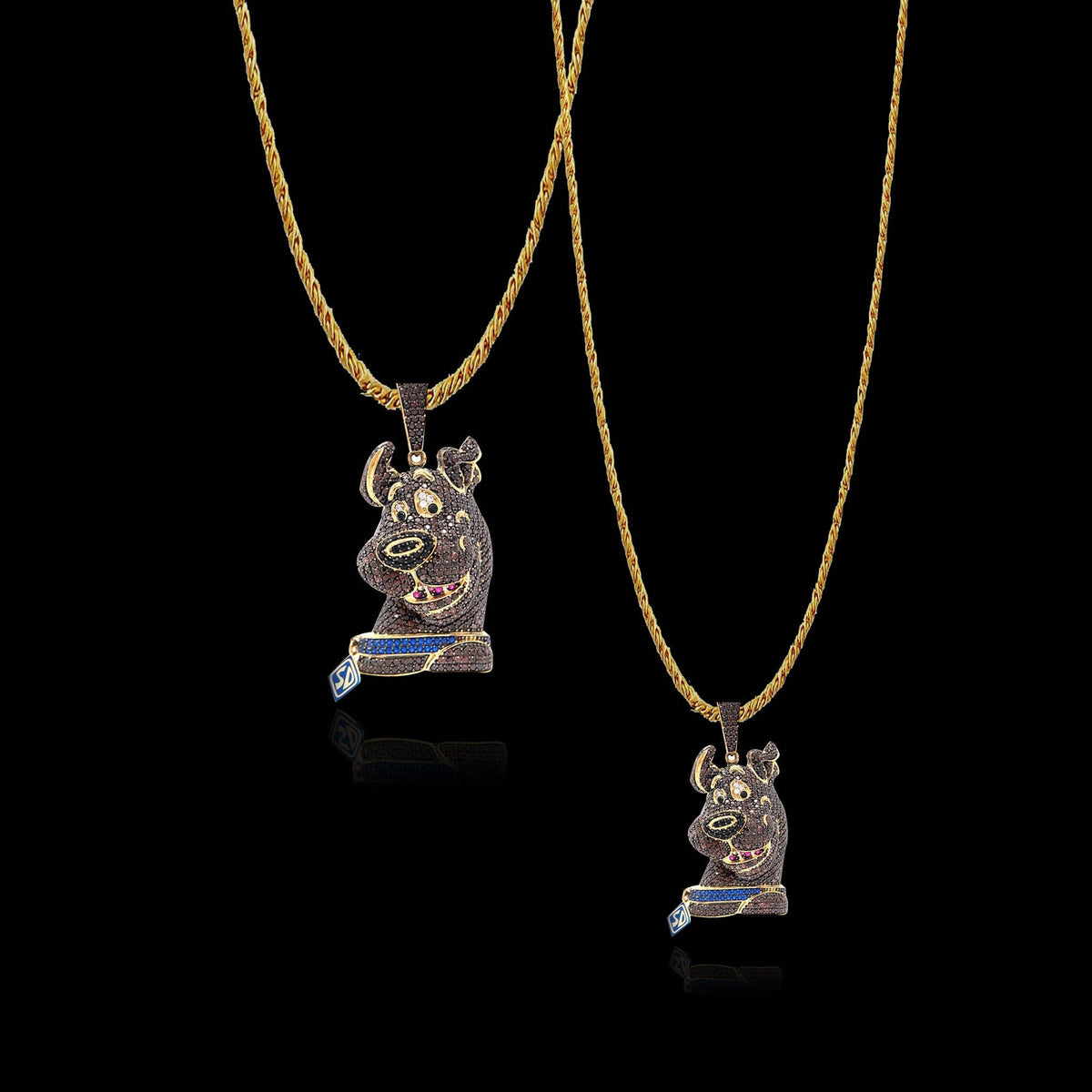 Scooby doo diamond pendant sale
