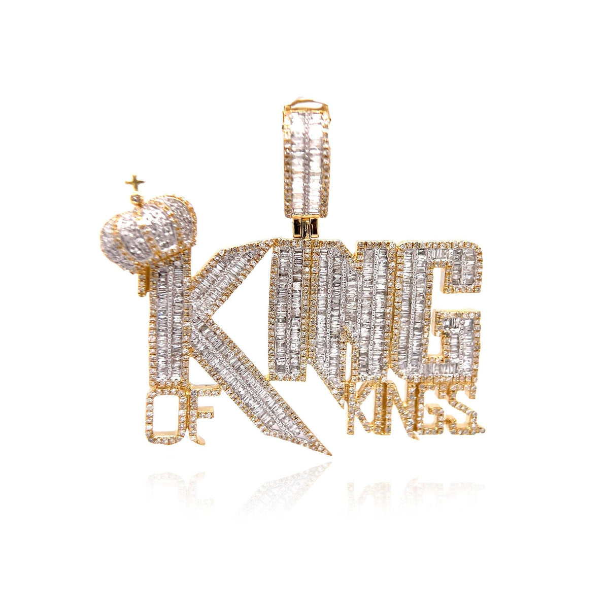 Diamond King Of kings Pendant Ijaz Jewelers